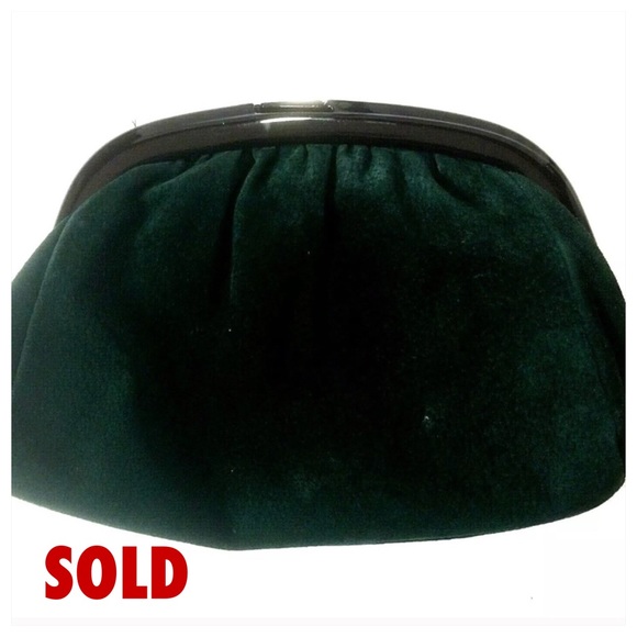 Vanessa Handbags - Vintage Vanessa Genuine Leather Suede Clutch Bag